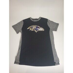 NFL Baltimore Ravens Team Apparel Shirt Short Sleeve, Large